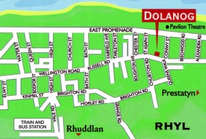 Dolanog Residential Home Location Map